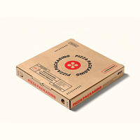 Cajas Plegables para Pizza, Personalizadas, Ecológicas, con Laminado Mate, Relieve, Cartón Corrugado, Materiales Reciclados, para Papas Fritas y Sushi