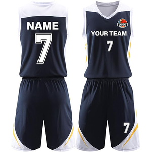 Uniforme de basket-ball personnalisé de haute qualité – Maillot et short d'équipe sublimés 100 % polyester - Product Image 4