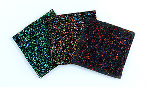 Tendance 2025, mosaïque de pierres d'opale colorées Sanwa 11, OMBK4, copeaux d'opale rose, matière brute créée pour la conception artistique, pierres précieuses pour bijoux - Product Image 6