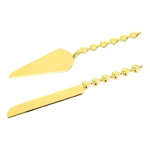 Ensemble de service de gâteau de mariage de luxe, accessoires de présentation de dessert en métal pour les occasions spéciales - Product Image 2