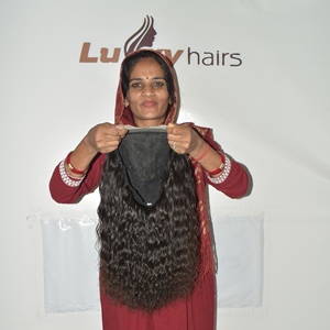 Extensions de cheveux humains indiens Remy bouclés bruts non traités à double trame, 100% prix de gros, toutes couleurs disponibles - Product Image 3