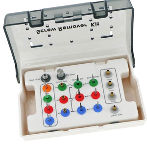 Dental Dental Broken Screw Remover Kit Implant <b>Drill</b> <b>Guide</b> Extraction Surgical Stainless Steel Manual Class I Certified - Product Image 1