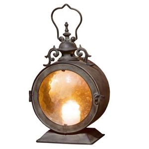 Linterna de Metal de vela personalizada de alta calidad, linterna colgante Vintage para decoración del hogar, linterna de vela con acabado antiguo de latón - Product Image 3
