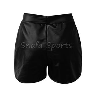 Shorts Deportivos de Cuero para Mujer, Shorts de Gimnasio, Fitness, Entrenamiento, Ejercicio, 100% Cuero, Shorts de Mujer en Venta - Product Image 4