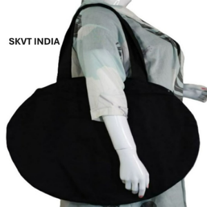 Wholesale 100%Cotton Canvas Tote <b>Bag</b> Eco-friendly Shopping <b>Bag</b> Large Capacity <b>Foldable</b> Women's Single Shoulder Out <b>Beach</b> <b>Bag</b> - Product Image 5