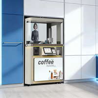 Máquina de Café Robótica de Autoservicio 24H, Robot de Café con Alto Retorno de la Inversión