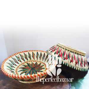 <b>Large</b> Multifunction Natural Moonj Grass <b>Basket</b> Open <b>Basket</b>-Eco-Friendly Durable Mini Size - Product Image 4