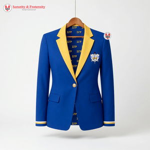 Chaqueta Blazer Estilizada con el Logo de Sigma Gamma Rho |   Blazer Elegante y Ligero para Mujer, Corte Entallado, Ecológico, de la Hermandad SGRho - Product Image 2