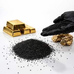 Carbón Activado de Cáscara de Coco Vitronexa Carbon Gold Recovery Focused 6x12 CTC 60min para Operaciones Mineras, Alta Dureza 99% ISO - Product Image 3