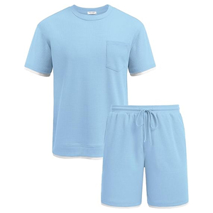 Mens Casual Summer Outfit Manufacturer Cotton Cargo Shorts T Shirt OEM ODM Bulk Supply - Product Image 6