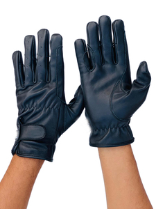 Durable Summer Leather <b>Motorcycle</b> Riding Gloves High <b>Grip</b> Full Finger Windproof for Motorbike Racing and Road Riding - Product Image 3