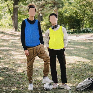 Chalecos de Entrenamiento Pinnies, Camisetas de Práctica para Equipos, Niños, Jóvenes, Adolescentes, Ligeros, Transpirables, para Fútbol, Baloncesto - Product Image 2