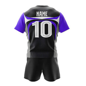 Nuevo Conjunto de Uniforme de Rugby para Hombre, Manga Corta, Transpirable, de Secado Rápido, con Estampado Completo en la Parte Delantera - Product Image 6
