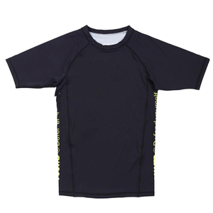 Rashguard BJJ pour la lutte, le Jiu-Jitsu brésilien et les arts martiaux mixtes, protection anti-UV, anti-rétrécissement, polyester/nylon, coupe intégrale - Product Image 1