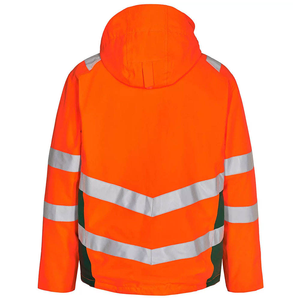 Chaqueta de Seguridad Vial de Alta Visibilidad, Tela Oxford 300D de Poliéster con Recubrimiento de PU, Cinta Reflectante, Ropa de Trabajo Duradera - Product Image 2