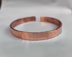 Handcrafted Pure Copper Hammered <b>Bracelet</b> for Women Meditation and Spiritual Wellness Traditional <b>Healing</b> Jewelry Bangle Wholesa - Product Image 4