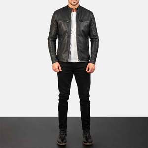 New Arrival <b>Men's</b> High Quality Fashion Design <b>Leather</b> <b>Jacket</b> Motorcycle <b>Leather</b> <b>Jacket</b> - Product Image 2