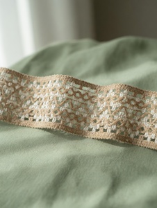 Ribete Decorativo de Algodón Natural y Yute para Manualidades del Hogar y Bordes Textiles - Product Image 6
