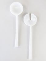 Ensemble de cuillères à salade en résine écologique au design tendance, lavable au lave-vaisselle, pour usage domestique et hôtelier, vente directe d'usine Handicraft Hub