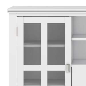 Stand artigianale alto Media TV in bianco elegante e Design artigianale - Product Image 2