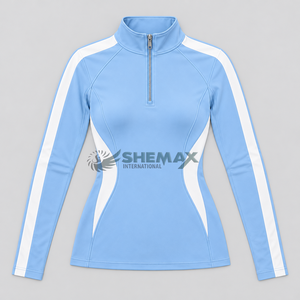 Camisetas interiores para equitación hechas a medida con tela elástica cómoda, costuras de calidad y marca personalizada para venta al por mayor. - Product Image 4