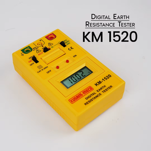 Medidor de Resistencia a Tierra KM 1520 |   Método Digital de 3 Terminales |   Pruebas Terrestres Precisas - Product Image 4