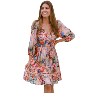 Vestido Mini Estampado para Mujer, Elegante, para Uso Diario - Product Image 4