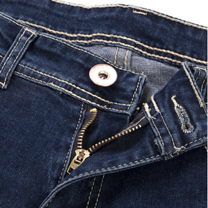 <b>Men's</b> Regular Fit <b>Stretch</b> Breathable Denim Cotton Jeans Light Wash Low Waist Patchwork Casual Streetwear Pants Wholesale - Product Image 5