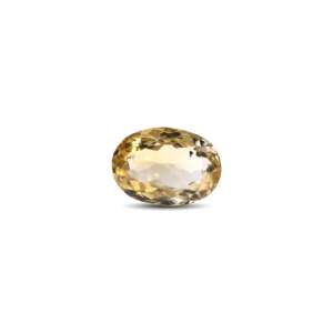 Natural Citrine Cat's Eye Loose Gemstone 6.05 Carat Excellent Cut Yellow Certified Wholesale - Product Image 1