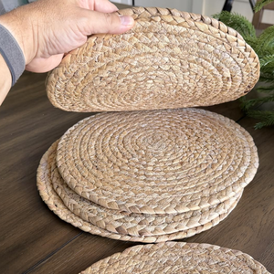 Top Selling Woven Water Hyacinth Round Placemat <b>Table</b> <b>Mats</b> for Dining & Kitchen Decor Wholesale from Vietnam - Product Image 4