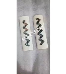 Handmade Polished Love Animal Theme Camel Bone Knife Handle Scales Hand Carved Buffalo Horn Mother of Pearl Eco-Friendly - Product Image 3