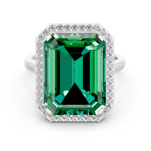 Anillo de Plata 925 con Diamante de Laboratorio para Mujer, Certificado IGI, RJC, ODM, OEM, Fabricante Ético, Venta al Por Mayor E201343 - Product Image 1
