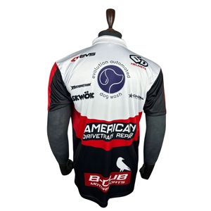 Camiseta Polo de Manga Larga para Motociclismo con Cierre, Diseño de Poliéster de Secado Rápido para Motociclistas y Ciclistas - Product Image 3