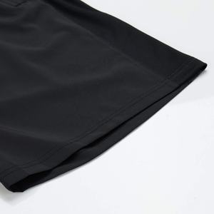 Pantalones cortos de algodón y poliéster para hombre, pantalones cortos deportivos para gimnasio y yoga, precio barato al por mayor, pantalones cortos informales de punto de malla teñida lisa - Product Image 6