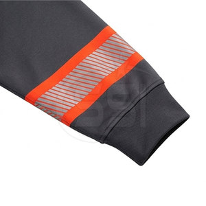 Customized Logo ANSI Class 2 Reflective <b>LED</b> Flash Safety Sweatshirt Workwear for Professional Workers Across Multiple Industries - Product Image 3
