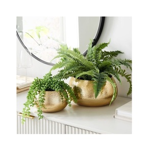 Jardinière suspendue décorative en métal pour balcon, jardin, patio, plantes d'intérieur, décoration moderne de l'intérieur de la maison - Product Image 6
