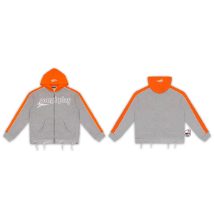 Sudadera con Capucha para Hombre ROUGHPLAY, Colores Personalizados, Cierre de Cremallera, Forro Polar de Algodón de 360g, Corte Regular, Estilo Deportivo, Estampado de Letras, Manga Larga - Product Image 1