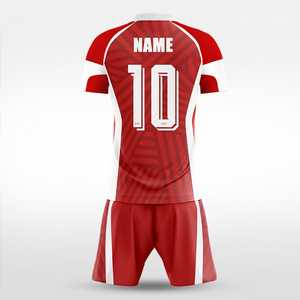 Ensemble maillot et short de football personnalisé, uniforme d'équipe, logo personnalisé, nom, numéro, kit sportif athlétique - Product Image 3