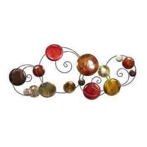 Modern Metal Wall Sculpture Abstract Irregular Shape Decor Living Room Home Art Piece <b>Single</b>-piece Package - Product Image 1