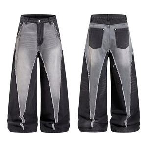 Mejor Oferta OEM Jeans Baggy de Pierna Recta de Cintura Alta con Logo Personalizado para Mujer, Ajuste Holgado, Diseño de Lazo Estilo High Street - Product Image 1