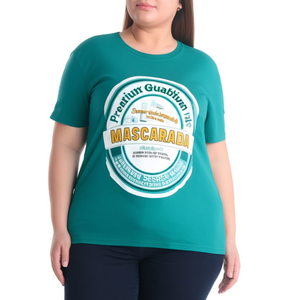 T-shirt respirant de qualité supérieure pour femmes grandes tailles, motif imprimé avec logo de marque, idéal pour l'été – Fournisseur d'usine - Product Image 3