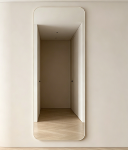 Wall Mounted Curved <b>Mirror</b> Decorative <b>Vanity</b> <b>Mirror</b> Modern Dressing Table <b>Mirror</b> for Bedroom Bathroom - Product Image 6