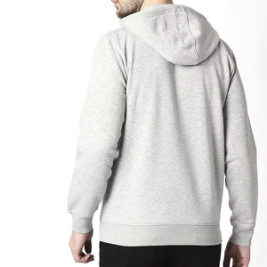 ผู้ผลิตเสื้อฮู้ดดี้ OEM ผ้าฝ้าย 100% เฟรนช์เทอร์รี่ เสื้อฮู้ดดี้ผู้ชาย พิมพ์โลโก้ 3 มิติ แบบพัฟพริ้นติ้ง ซิปยาวเต็มตัว ราคาสมเหตุสมผล - Product Image 2