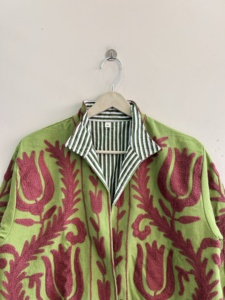 Chaqueta Boho de Algodón Bordado, Transpirable, Estilo Vintage, Chaqueta de Estilo Bohemio para Usar en la Calle - Product Image 5