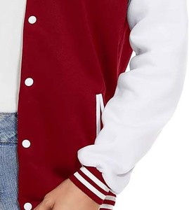 Veste universitaire unisexe en laine avec capuche, doublure polaire respirante et séchage rapide, motif noir et jaune, style baseball - Product Image 6