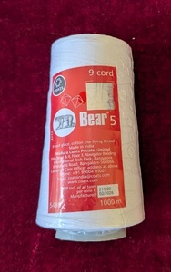 Cable Bear 9 (Bear No. 9) Hilo de Algodón 100% Manjha de Alta Tenacidad, Ecológico, Afilado y Pulido para Competencia de Corte Fuerte - Product Image 5