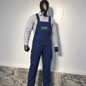 Salopette ignifuge respirante en coton et polyester pour équipes d'entretien industriel, vêtements de travail personnalisés, vente en gros de haute qualité - Product Image 5
