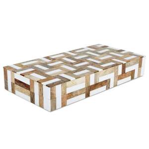 Boîte de rangement en MDF avec incrustation en résine, design nouveau, boîte de rangement décorative avec incrustation en résine, boîte à bijoux en résine à prix très bas - Product Image 2