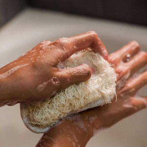 Zero Waste Bathroom Natural Loofah Bath Sponge Eco-Friendly Shower Sponge Compostable Body Scrubber Sustainable Choice - Product Image 6