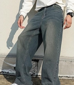 Pantalon décontracté ample pour homme, coupe évasée, avec cordon de serrage, léger et confortable, prix raisonnable, faible MOQ, très demandé - Product Image 5